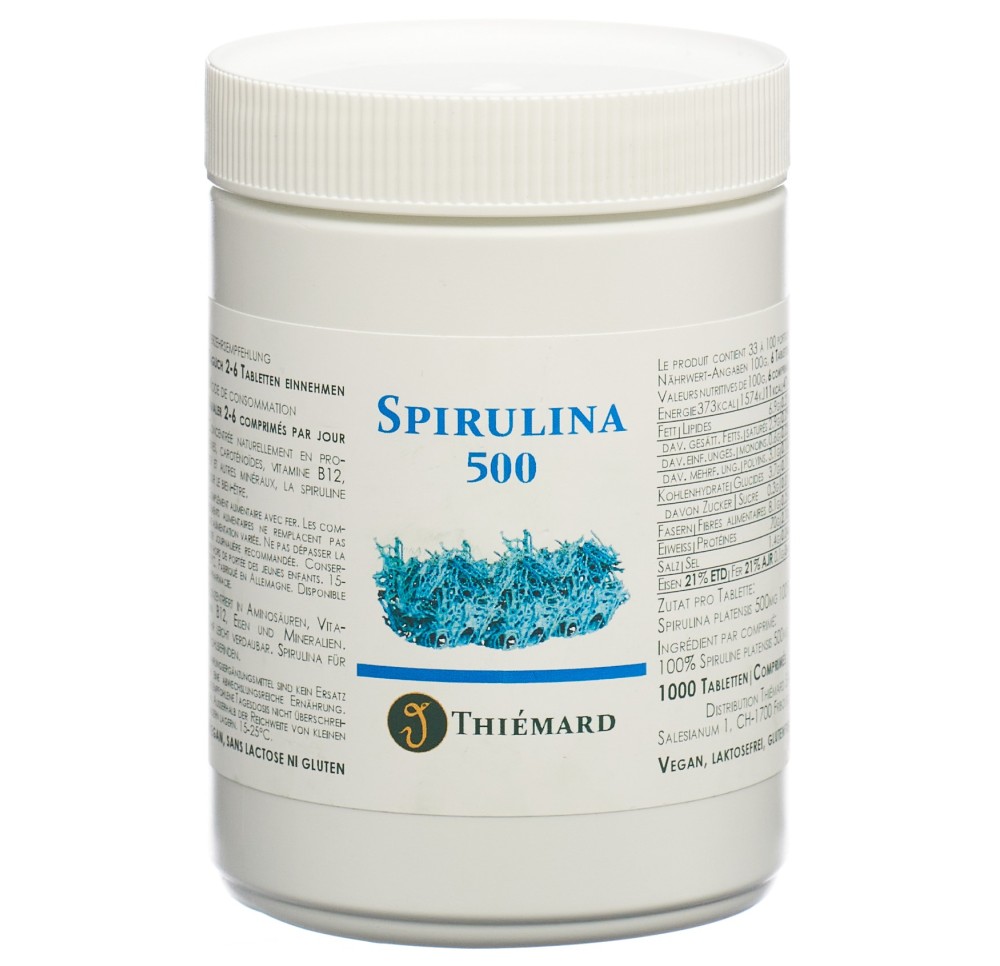 THIEMARD Spiruline cpr 500 mg 1000 pce