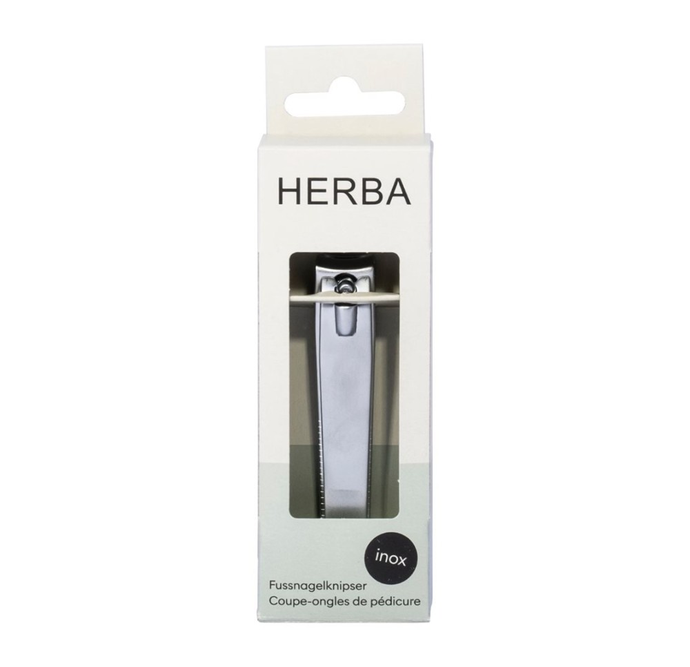 HERBA coupe-ongles de pédicure inox