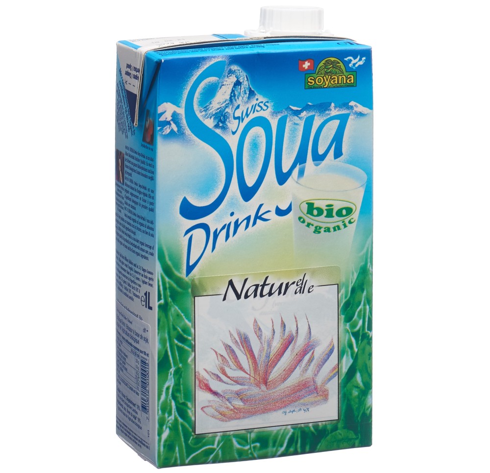 SOYANA SWISS sojadrink nature bio tétra 1 lt SOYANA SWISS sojadrink nature bio tétra 1 lt