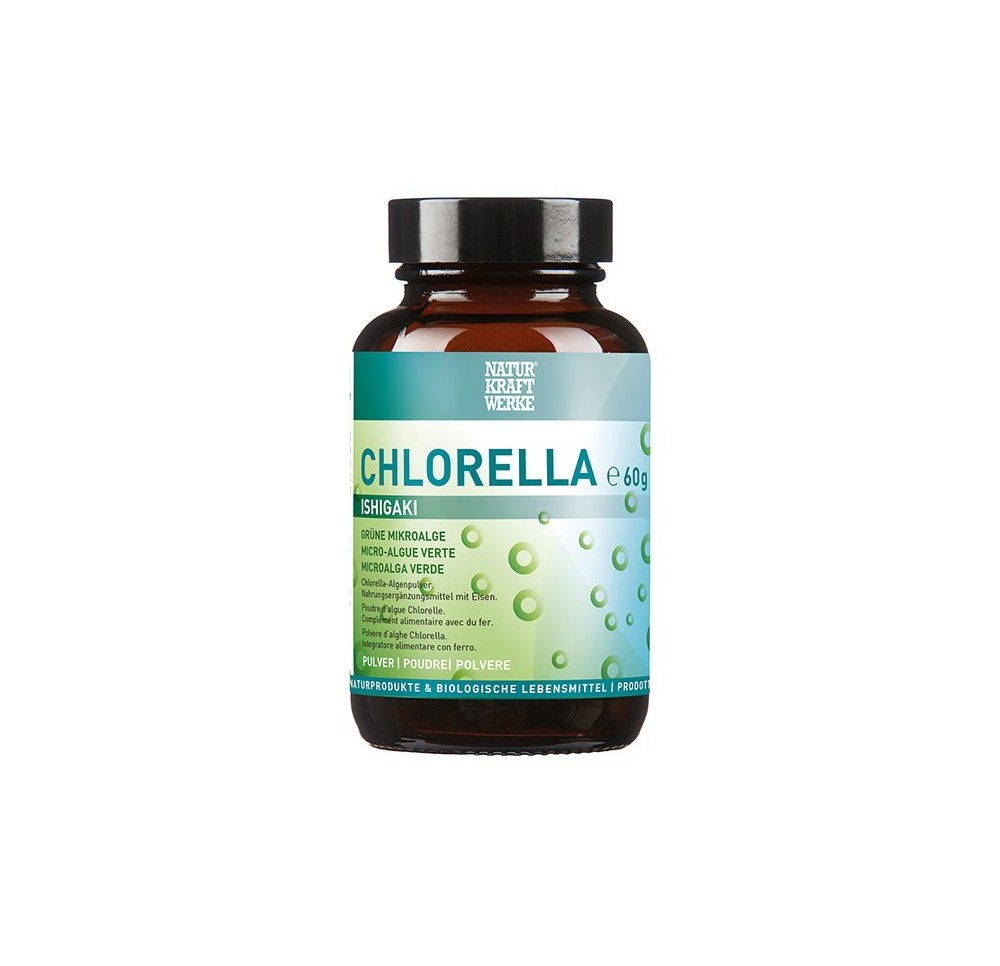 NATURKRAFTWERKE Chlorella Ishigaki Poudre 60 g NATURKRAFTWERKE Chlorella Ishigaki Poudre 60 g