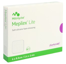 MEPILEX Lite pans hydrocell 6x8.5cm silic 5 pce