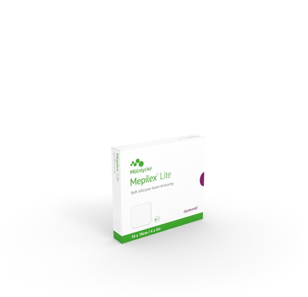MEPILEX Lite pans hydrocell 10x10cm silic 5 pce MEPILEX Lite pans hydrocell 10x10cm silic 5 pce