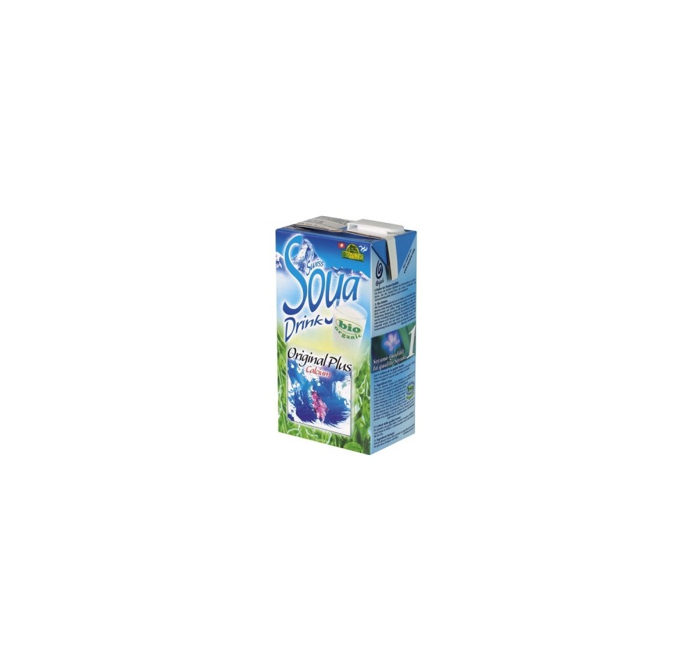 SOYANA SWISS sojadrink ori calc bio tétra 1 lt SOYANA SWISS sojadrink ori calc bio tétra 1 lt