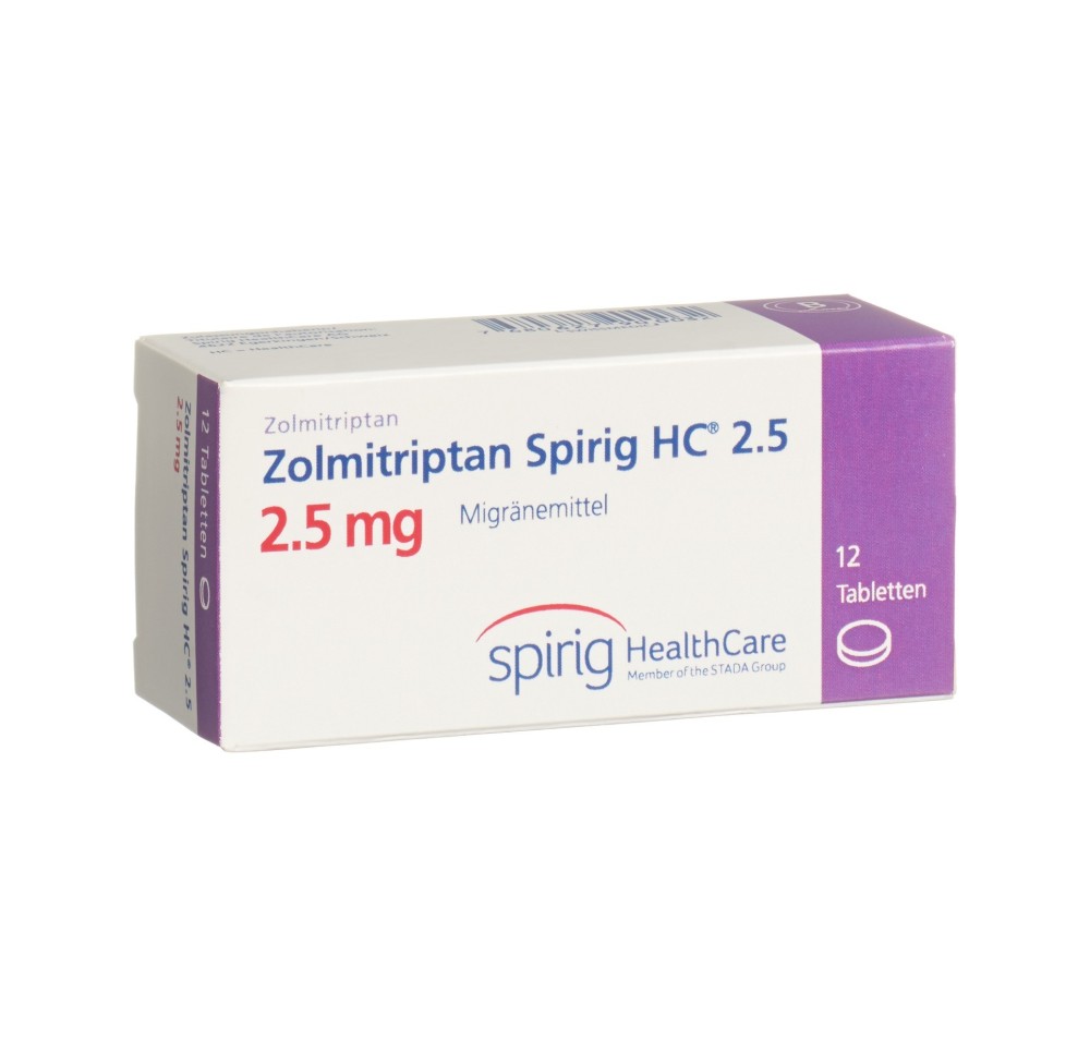 ZOLMITRIPTAN Spirig HC cpr 2.5 mg 12 pce