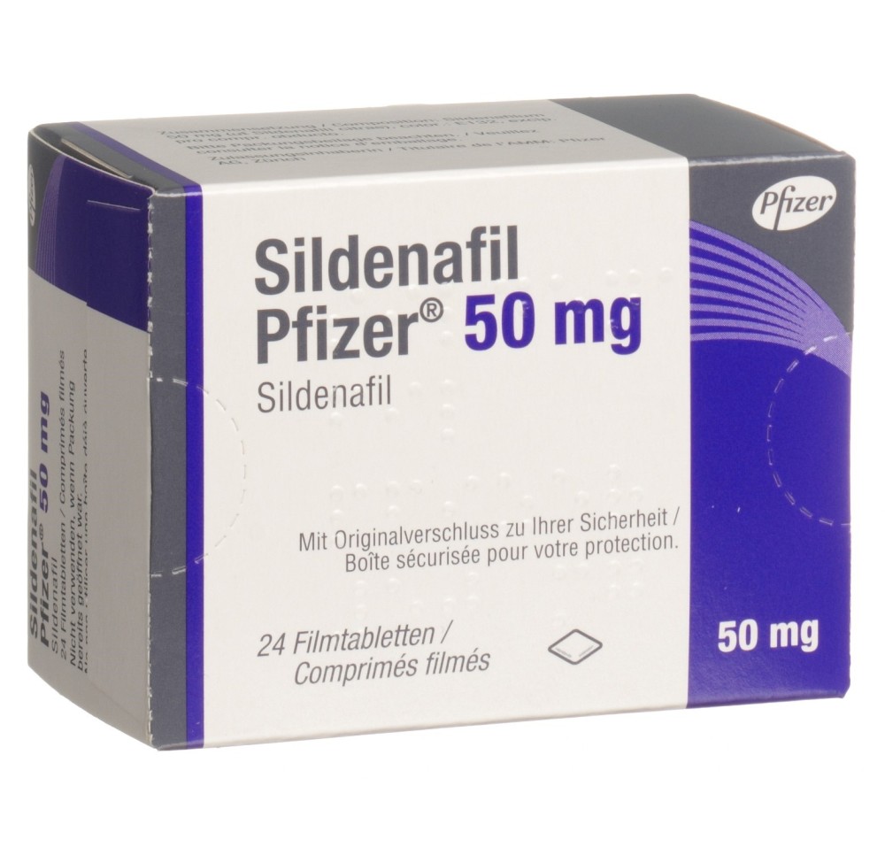 SILDENAFIL Pfizer cpr pell 50 mg 24 pce