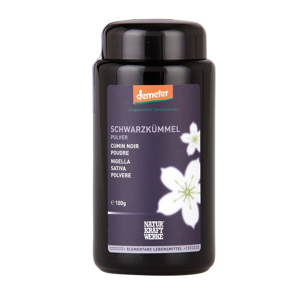 NATURKRAFTWERKE Cumin noir Poudre Demeter 100 g