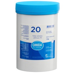 OMIDA SCHÜSSLER no20 kal alum sul cpr 12 D 1000 g
