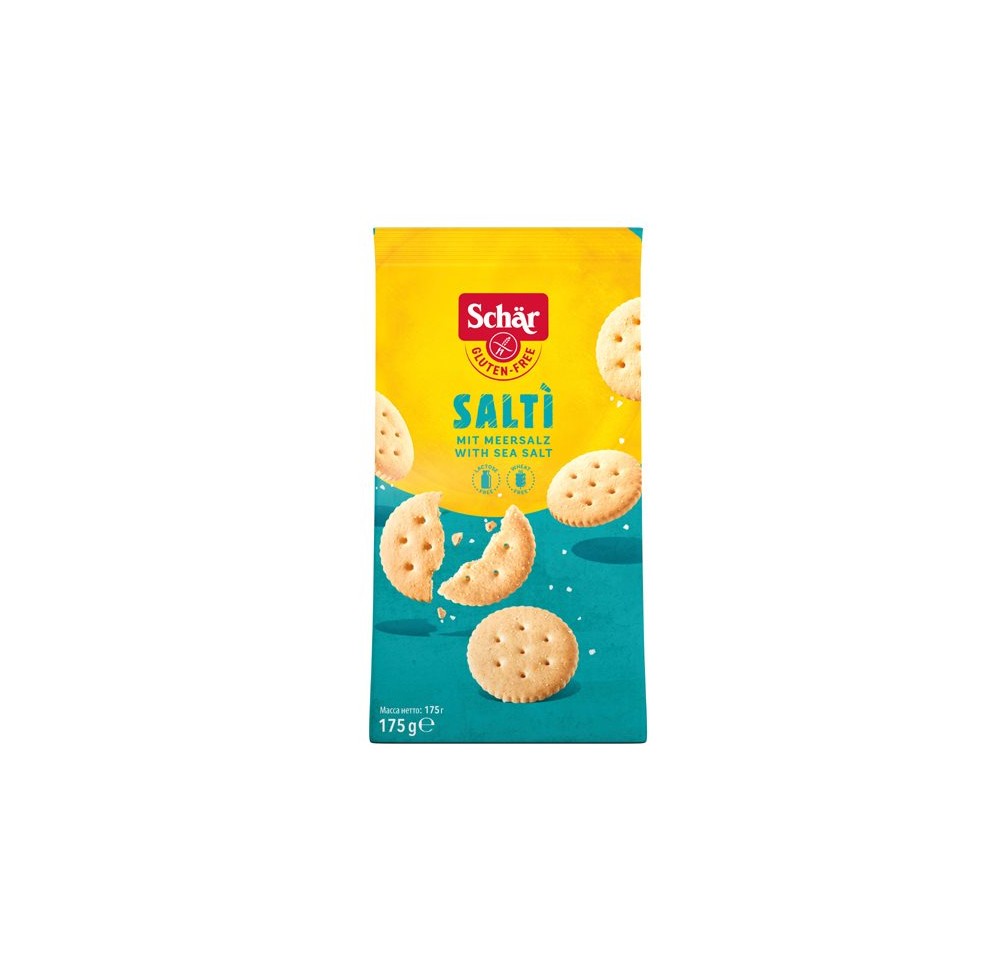 SCHÄR salti crackers salé sans gluten sach 175 g SCHÄR salti crackers salé sans gluten sach 175 g