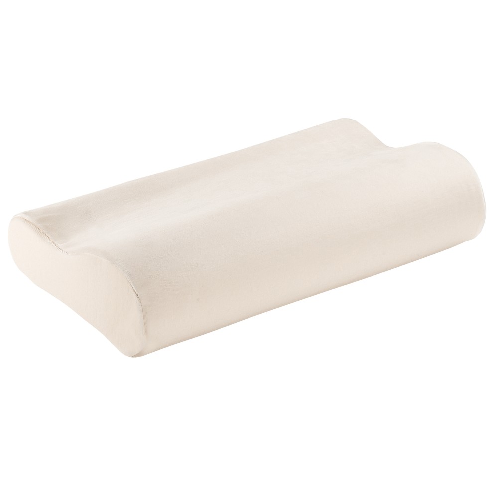 ELSA oreiller 50x11cm housse velours écru