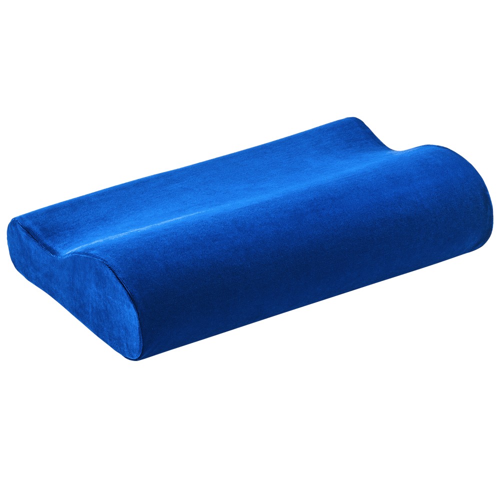 ELSA oreiller 50x11cm housse velours royal