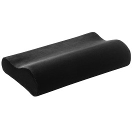 ELSA oreiller 50x11cm housse velours noir