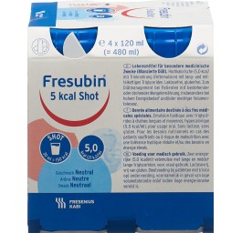 Fresubin 5 kcal shot neutre 4 fl 120 ml