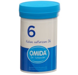 OMIDA SCHÜSSLER no6 kal sulf cpr 6 D bte 100 g