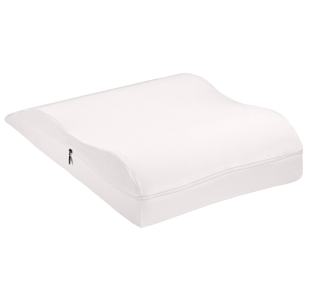 ELSA oreiller veineux 50x22cm housse velours royal
