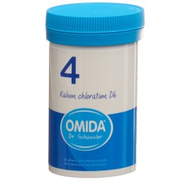 OMIDA SCHÜSSLER no4 kal chlor cpr 6 D bte 100 g
