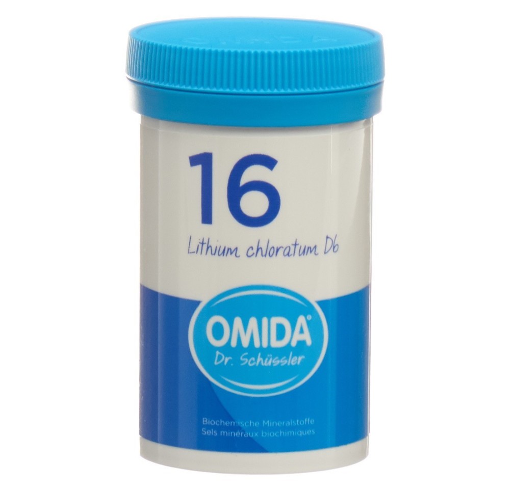 OMIDA SCHÜSSLER no16 lithi chlor cpr 6 D bte 100 g