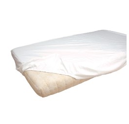 SUPRIMA drap de lit 100x200cm molleton blanc