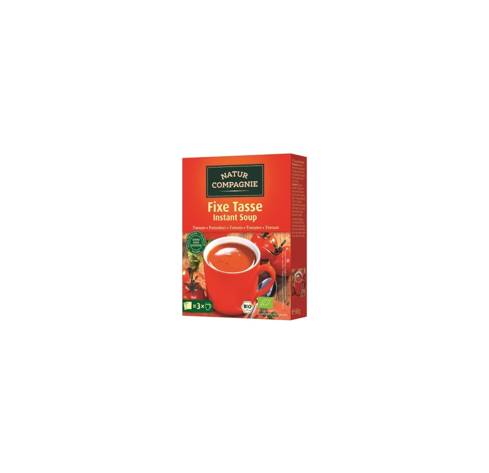 NATUR COMPAGNIE potage instant tomates bio 60 g NATUR COMPAGNIE potage instant tomates bio 60 g