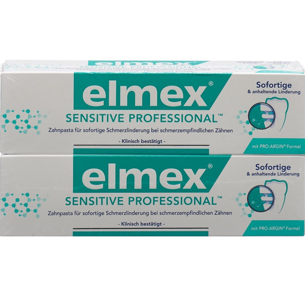 elmex SENSITIVE PROFESSIONAL dentifrice duo 2 x 75 ml