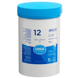 OMIDA SCHÜSSLER no12 calc sulf cpr 6 D bte 1000 g