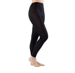 EUSANA femmes culotte longue L noir