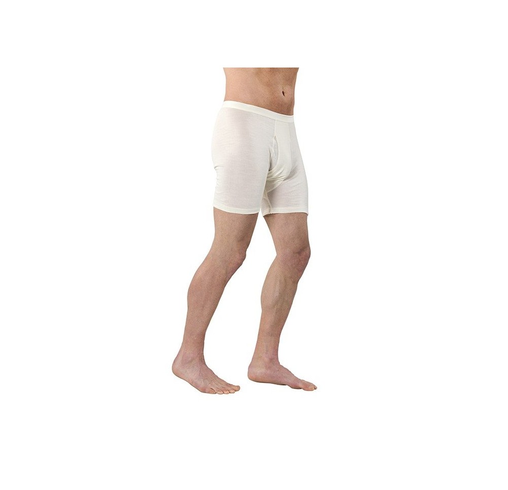 EUSANA hommes caleçon long 1/4 L ivoire