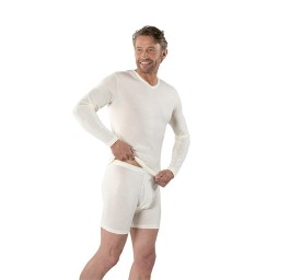 EUSANA hommes spencer manch long XL déc V ivoire