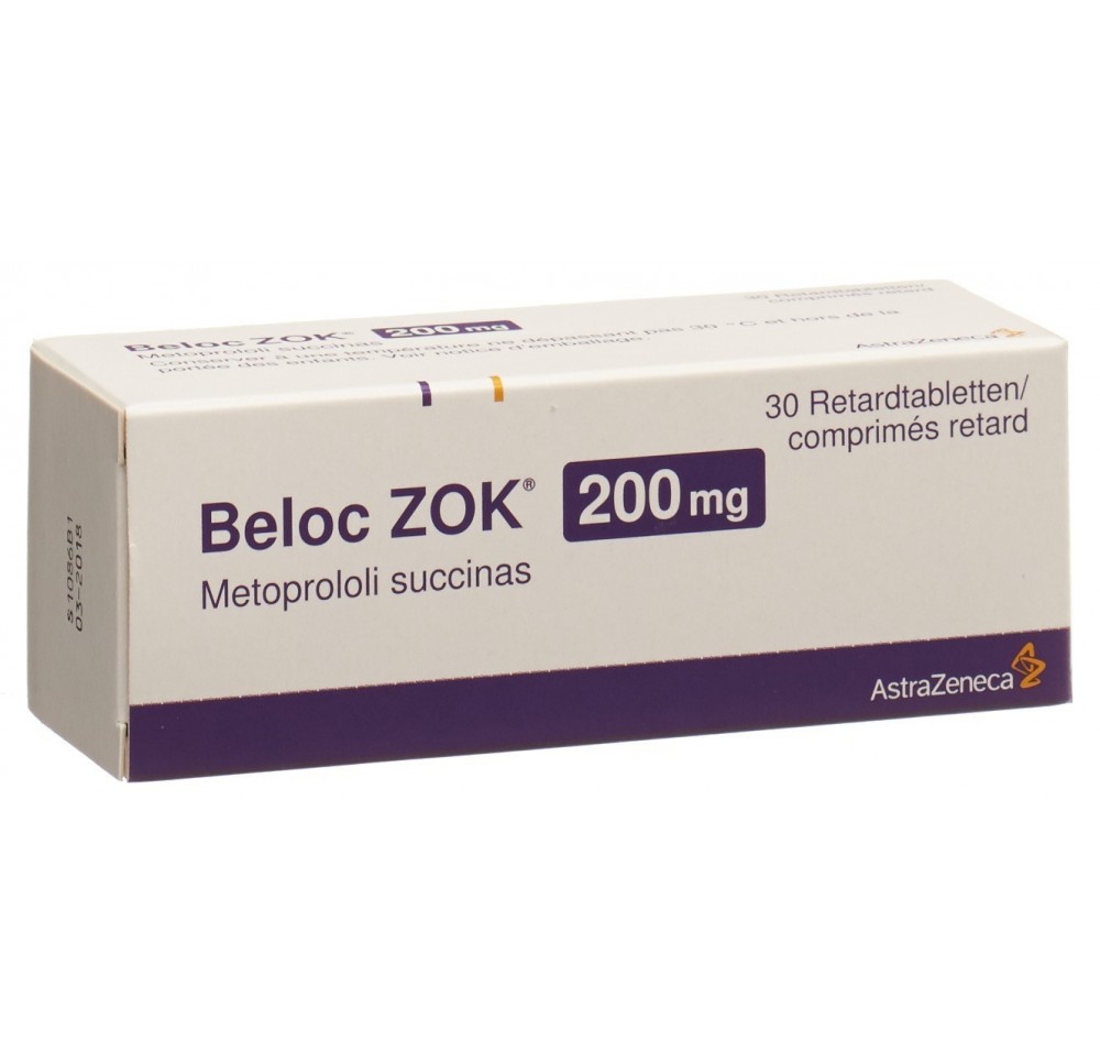 Beloc Zok cpr ret 200 mg 30 pce