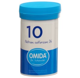 OMIDA SCHÜSSLER no10 natr sulf cpr 6 D bte 100 g