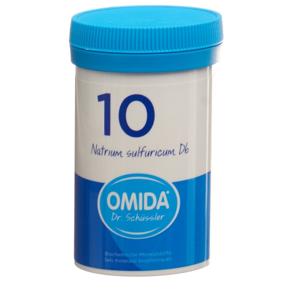 OMIDA SCHÜSSLER no10 natr sulf cpr 6 D bte 100 g