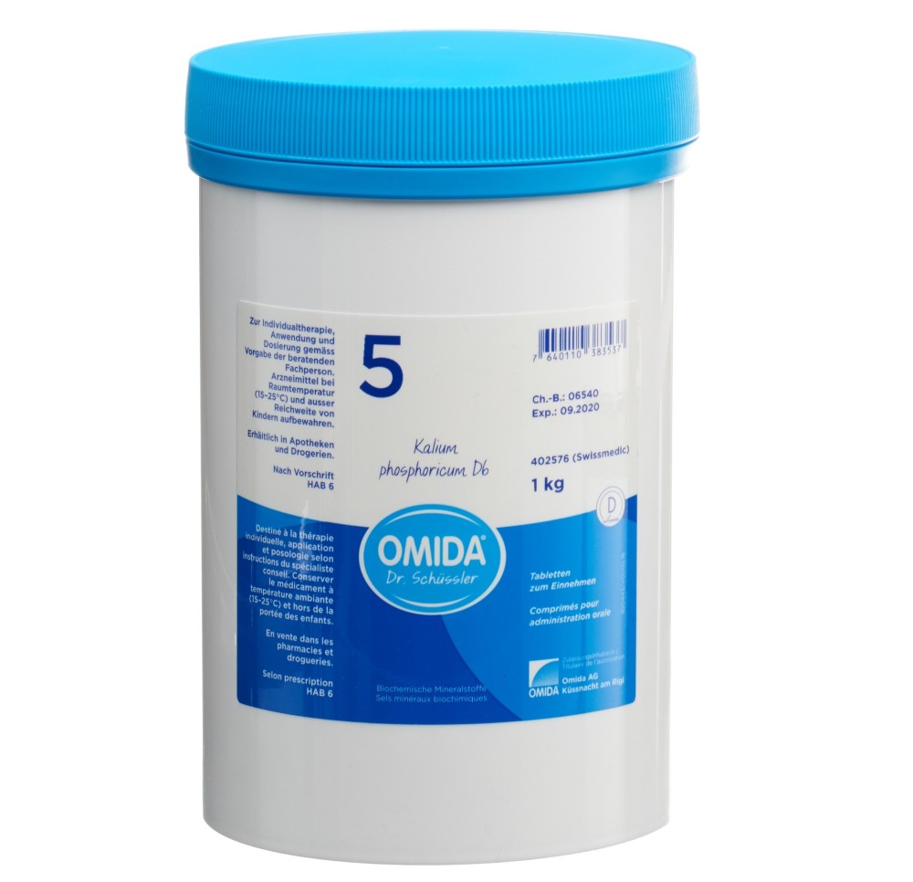 OMIDA SCHÜSSLER no5 kal phos cpr 6 D bte 1000 g