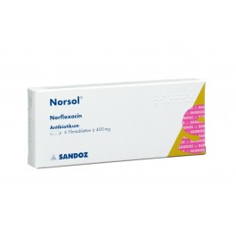 Norsol cpr 400 mg 6 pce