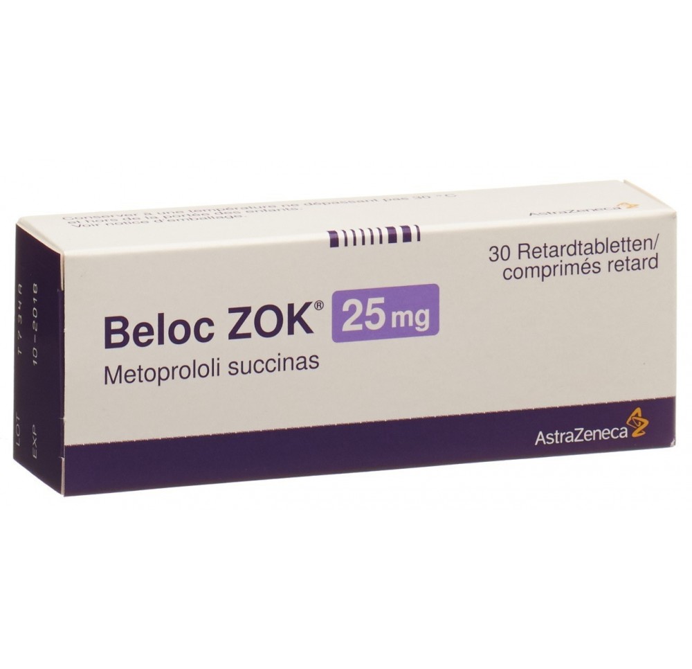 Beloc Zok cpr ret 25 mg 30 pce