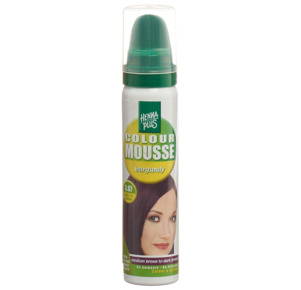 HENNA PLUS colour mousse burgundy 3.67 75 ml