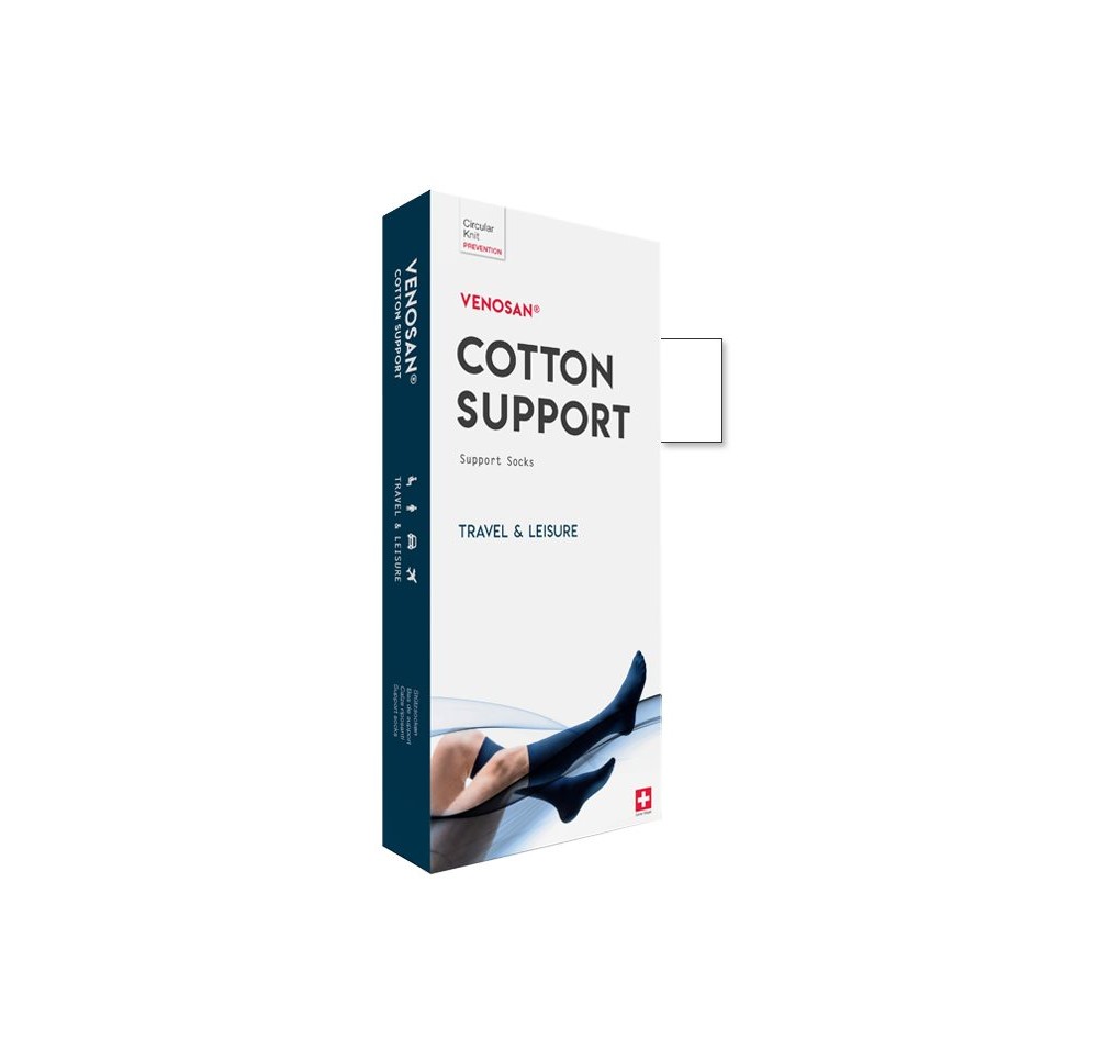 VENOSAN COTTON SUPPORT Socks A-D XL white 1 paire