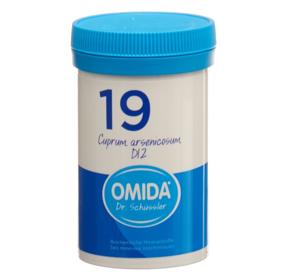 OMIDA SCHÜSSLER no19 cupr arsen cpr 12 D bte 100 g