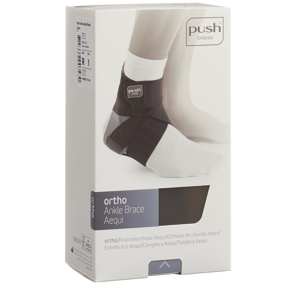 PUSH ORTHO AEQUI band cheville 27-31cm gauche gris PUSH ORTHO AEQUI band cheville 27-31cm gauche gris