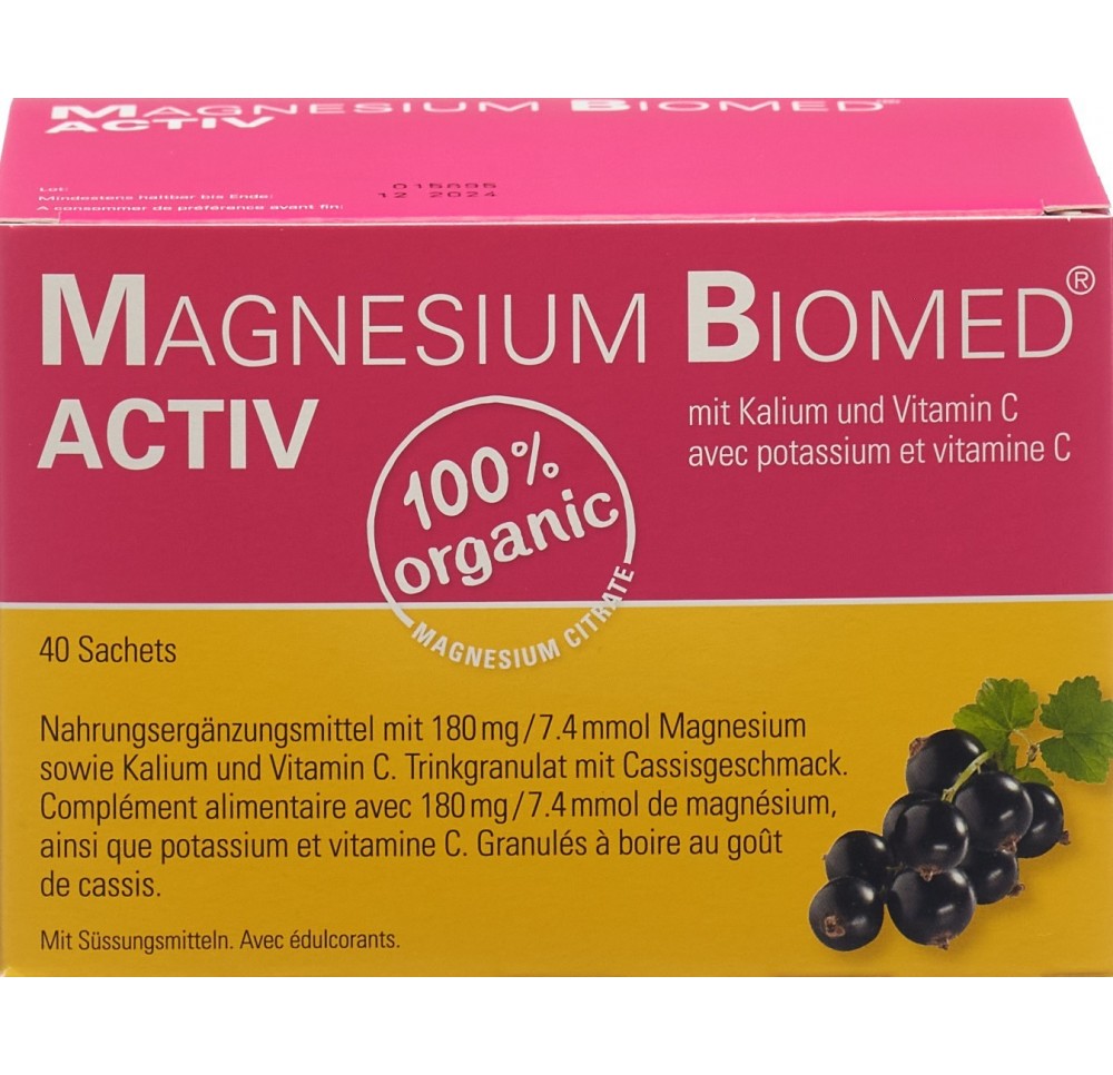 Magnesium Biomed activ gran sach 40 pce