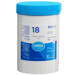 OMIDA SCHÜSSLER no18 calc sulf cpr 12 D bte 1000 g