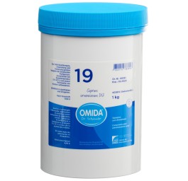 OMIDA SCHÜSSLER no19 cupr arsen cpr 12 D 1000 g