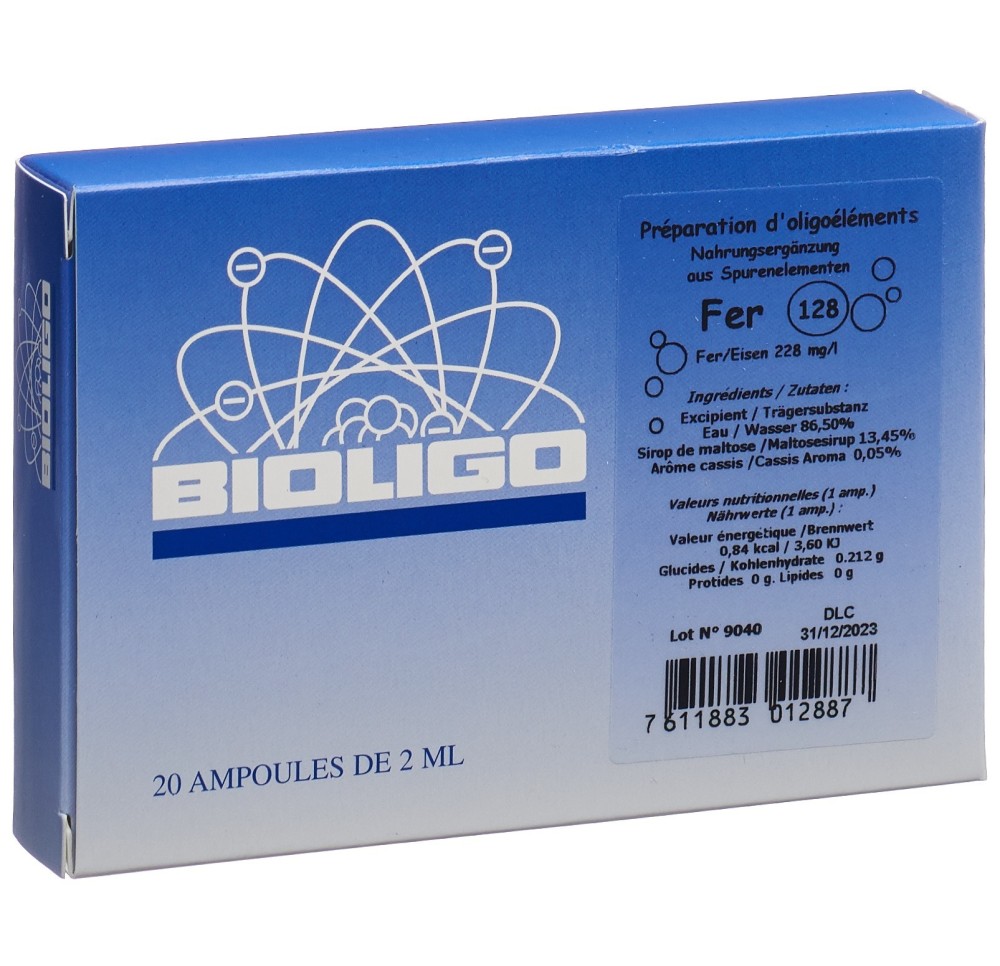 BIOLIGO Fer sol 20 amp 2 ml