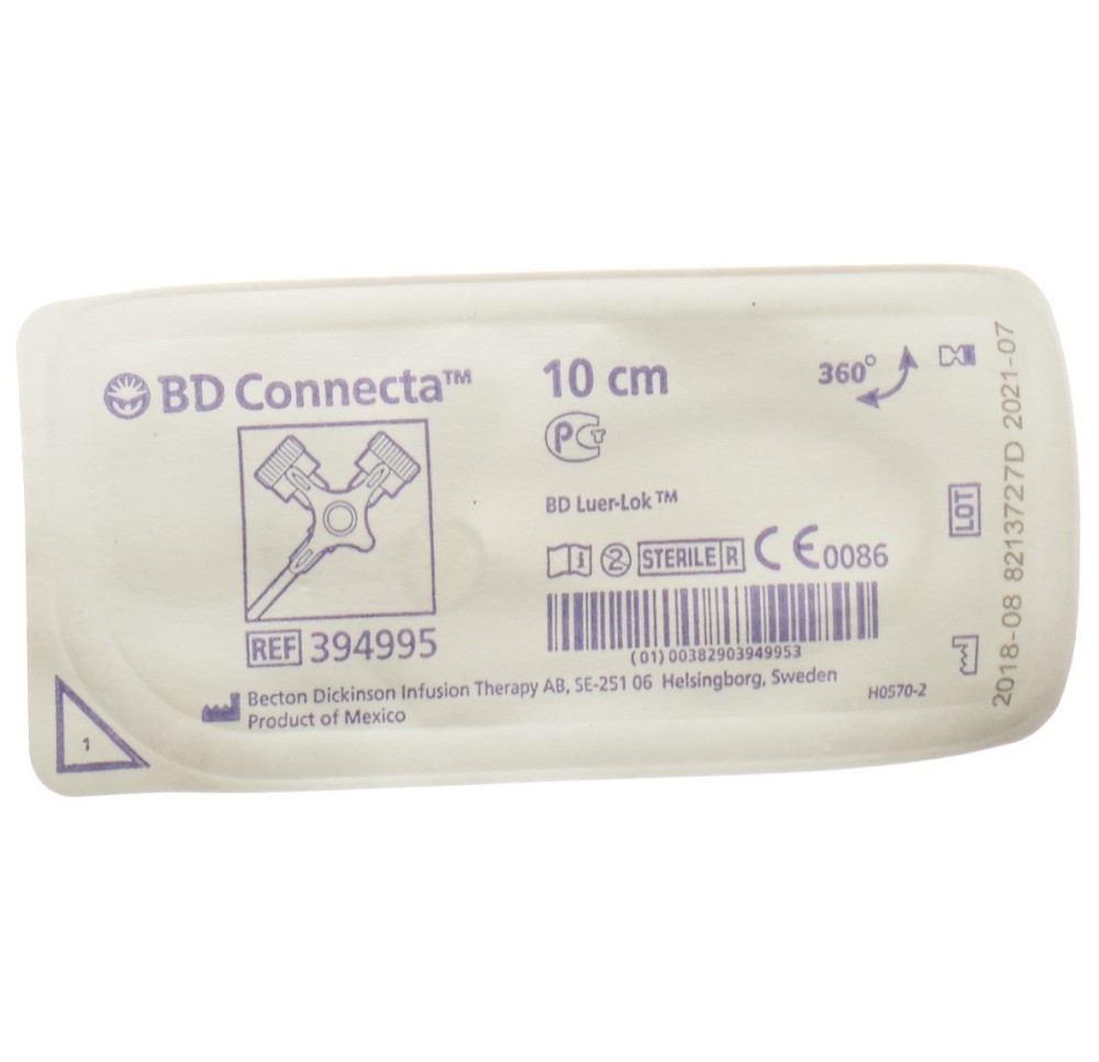 BD Connecta robinet 3 voies avec rallonge
