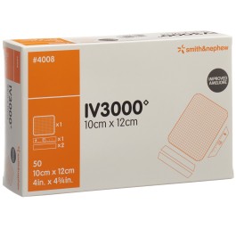 IV3000 fixation canules 10x12cm 50 pce
