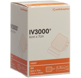IV3000 fixation canules 6x7cm 100 pce