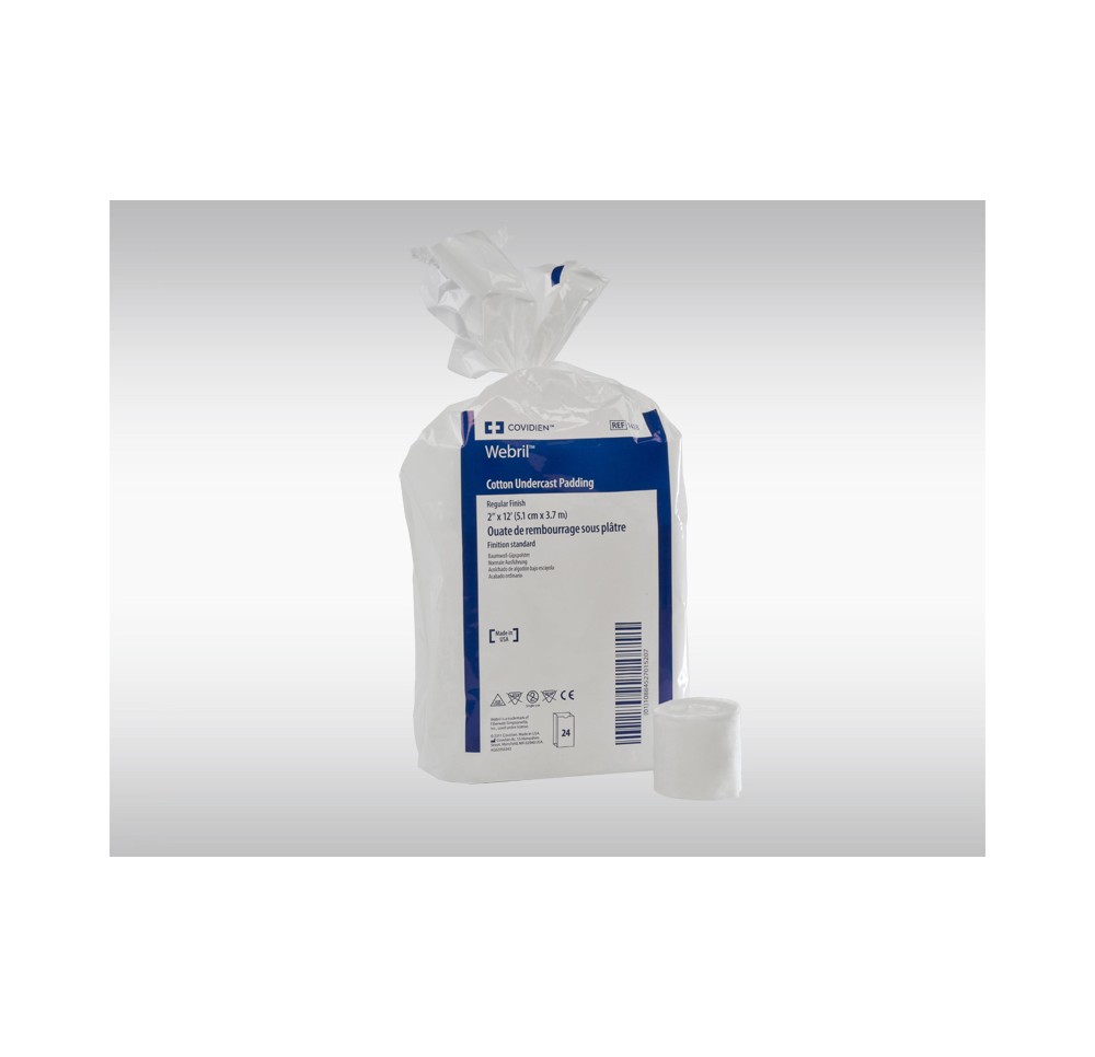 WEBRIL bandes ouate 5.1cmx3.7m bla 24 pce
