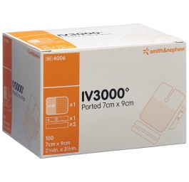 IV3000 fixation canules 7x9cm fente 100 pce