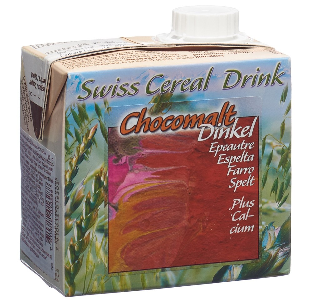 SOYANA SWISS Cereal boisson épea chocom bio 500 ml SOYANA SWISS Cereal boisson épea chocom bio 500 ml