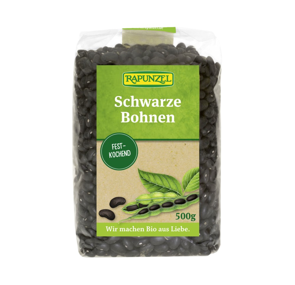 RAPUNZEL haricots noir 500 g RAPUNZEL haricots noir 500 g