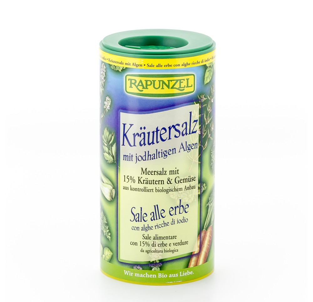 VANADIS sel marin aux herbes avec algues 125 g VANADIS sel marin aux herbes avec algues 125 g