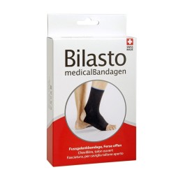 BILASTO chevillère M talon ouvert noir/bleu